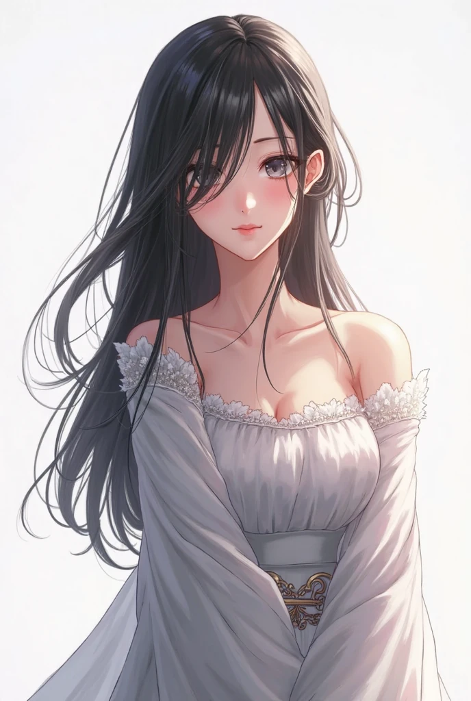 Highest quality, masterpiece, Ultra-high resolution, (Realistic: 1.4), RAW Photos, One girl, Off the shoulder, Cinema Lighting, Kiss pose, Heterochromia iridis
