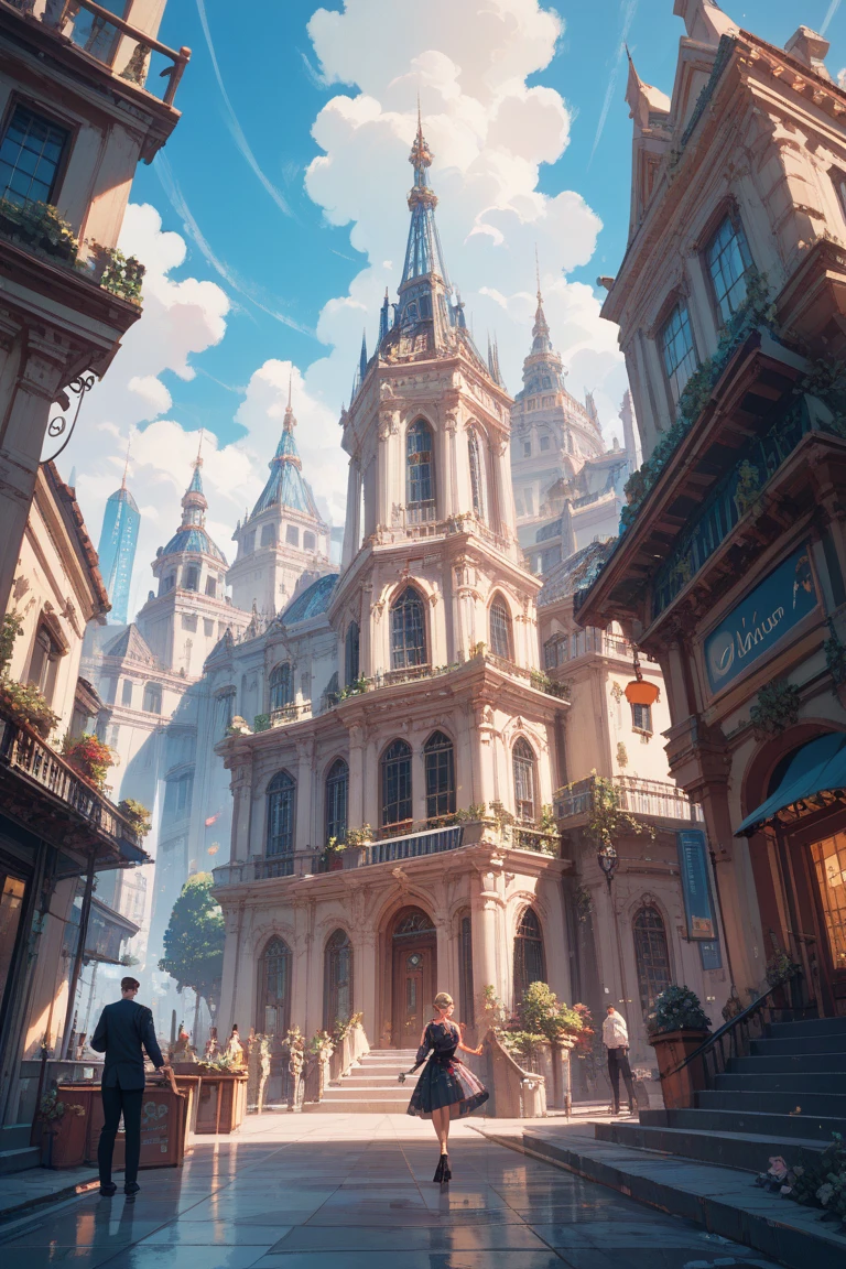 Scary cityscape　lonely