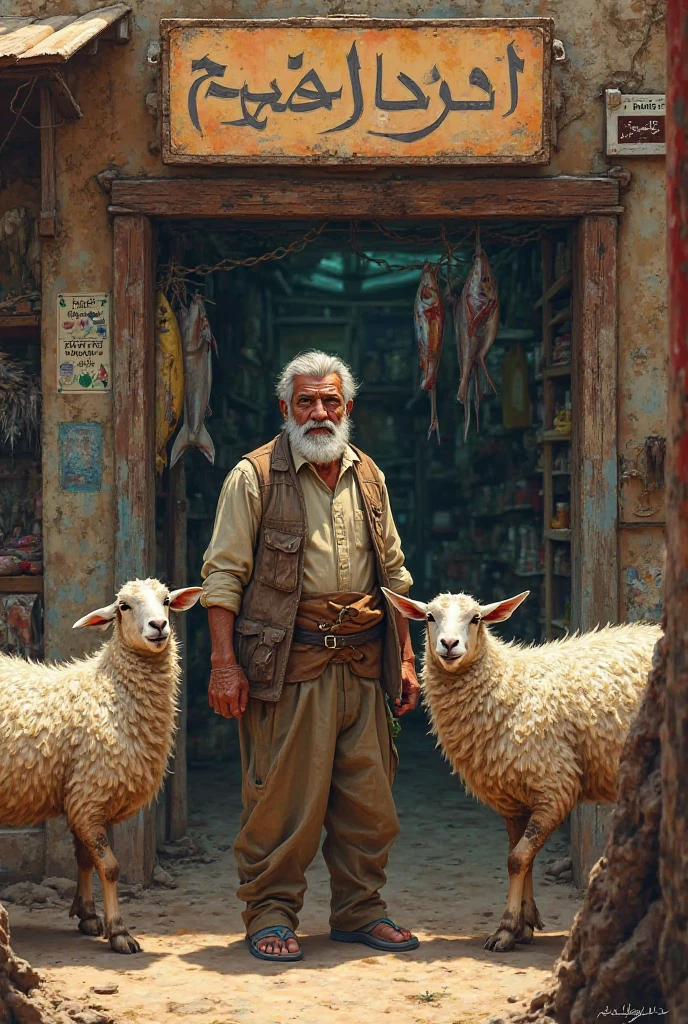 
একদিন রহিম চাচা তার মাছের দোকানে সামনে ভেড়া দিয়ে ঘিরে দিলেন যেন বিড়ালটি ঢুকতে না পারে।