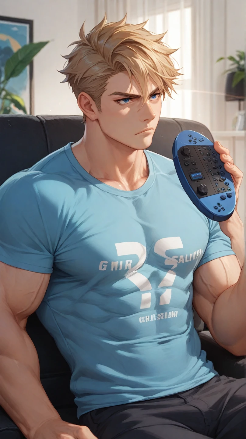 Abs boy, sunny handsome, anime male protagonist, male high school student, white socks, navy uniform, sports shorts, masturbation, full body photo