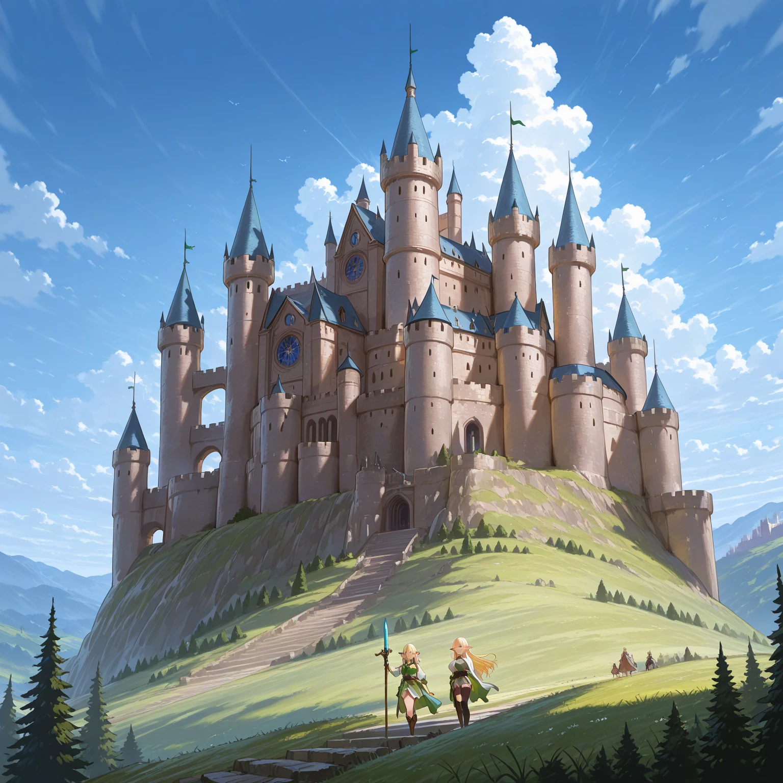 huge Castle,elf