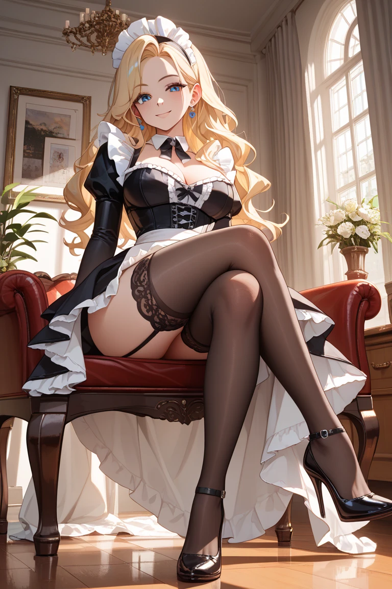 (Extremely delicate and beautiful:1.5),1girl, sitting in water， Wash her feet，black pantyhose，no shoes