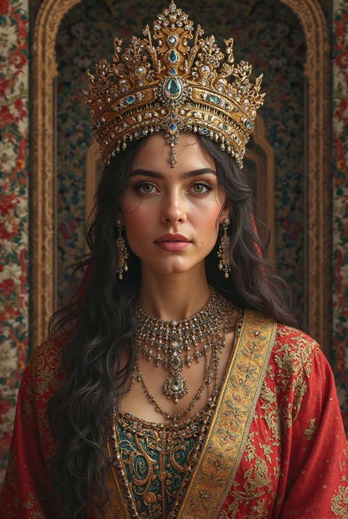 "An image of Pourandokht, the Sasanian queen."

