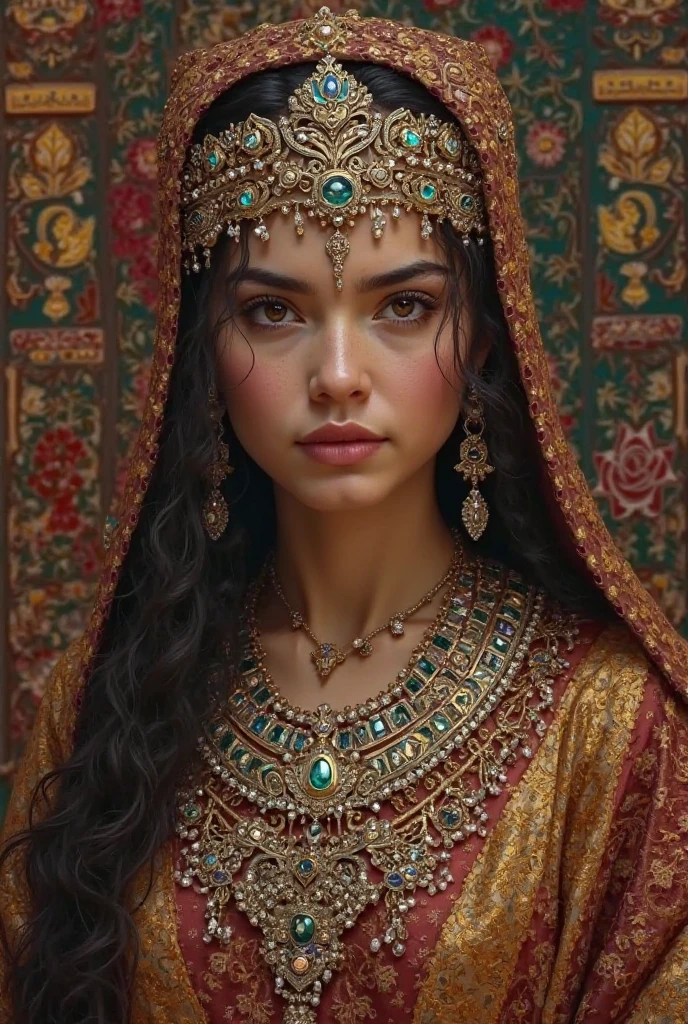 "An image of Pourandokht, the Sasanian queen."


