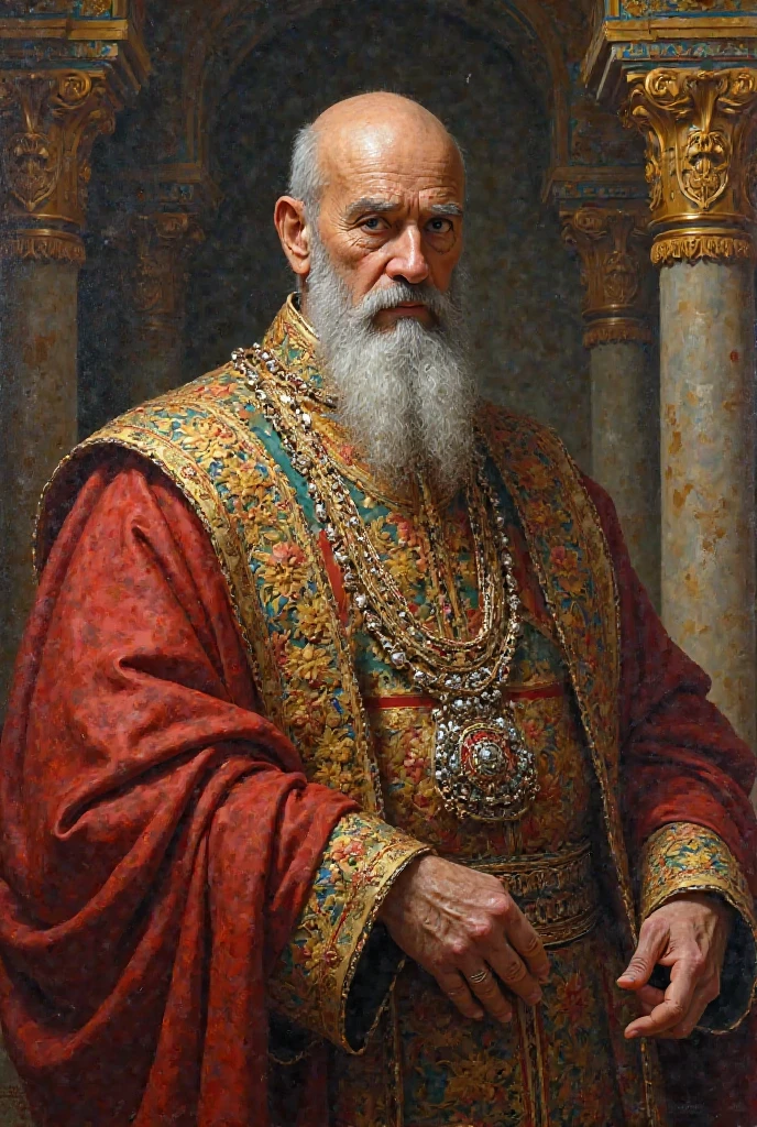 "An image of a Sasanian vizier."

