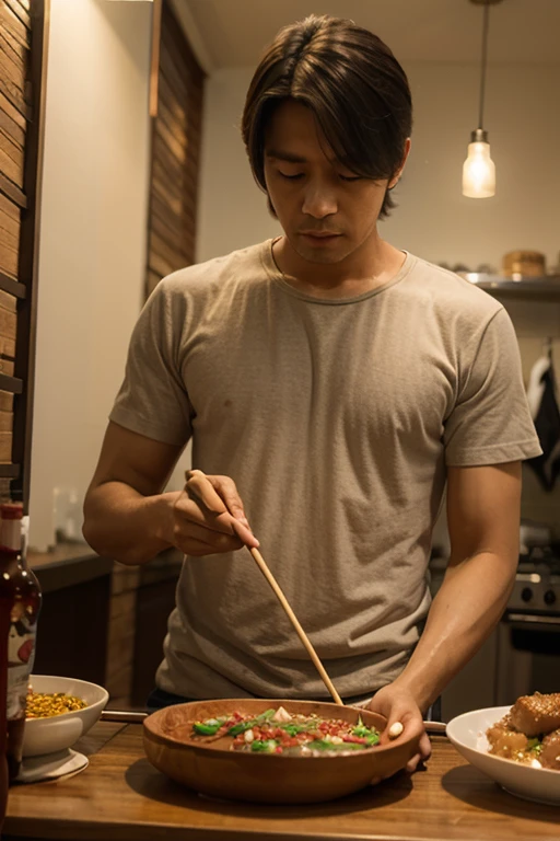 Sanji 2、kitchin、dining、Cooking rice、kitchin、pans,no clothes
