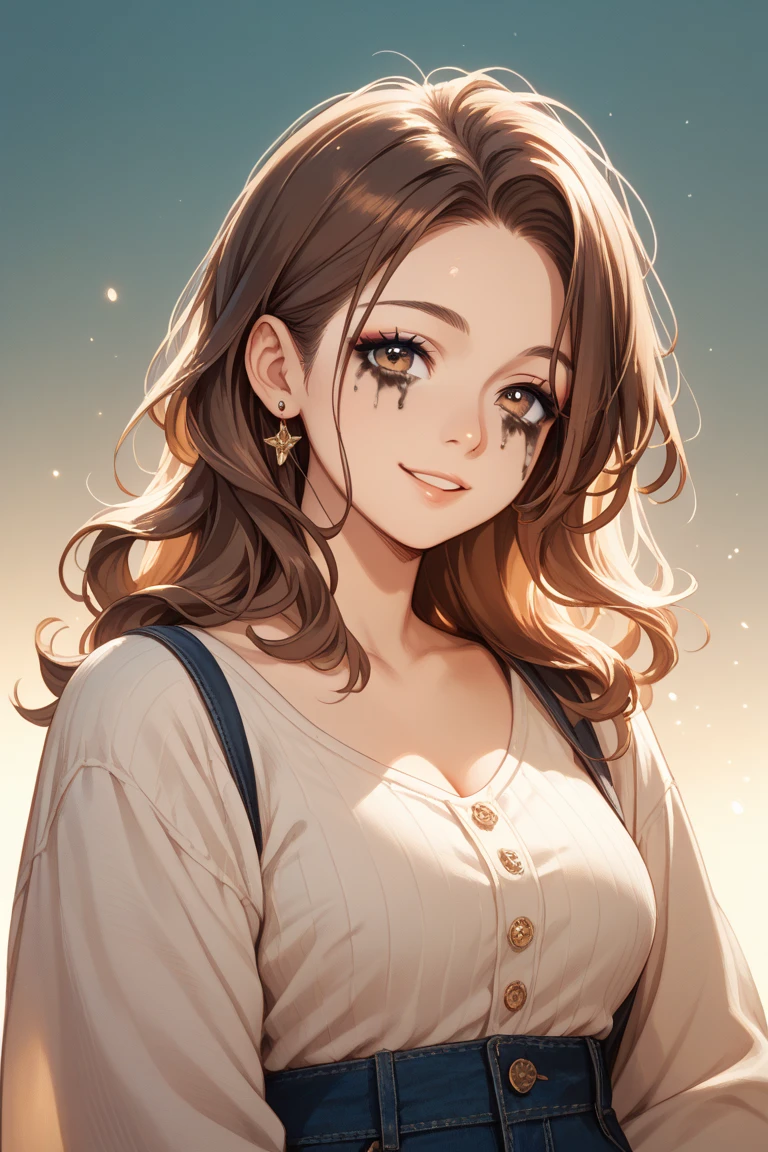 (Close-up of a woman)、Depiction of the upper body、30-year-old woman、smile、((ponytail、Brown Hair))、blush、(Please open your mouth a little、High resolution、16K))、Cute Winter Clothes、((Late night love hotel district、neon))