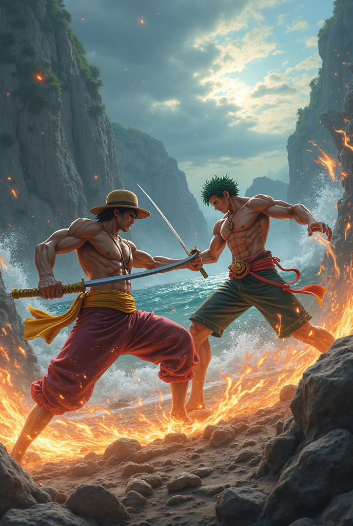 shanks vs zoro