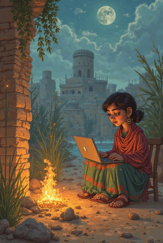 Dalia lives in a village in Egypt. One evening she is doing her homework on her computer. She is doing research about crops in Egypt, like wheat, maize, and rice, and it is very interesting. Wheat is an important crop in our country and we use it to make bread. Dalia looks at the pictures of delicious Egyptian bread. Dalia likes baladi bread best. Which is your favorite?
Dalia‛s mom, Gameela, is speaking to Dalia‛s dad, Waleed, who looks sad. ‘The crops are not growing well in the village.  There is a problem with the water and we have no irrigation,' says Gameela to Dalia. ‘We need to help everyone in the village with their crops.' Dalia‛s brother, Tarek, says, ‘But what can we do?‛ Dalia says, ‘It‛s very simple. Let‛s call everyone in the village on social media. We need to help our village.‛
Dalia‛s family gets water from the Nile. But the irrigation canal is not working. She tells everyone in the village about this problem on social media, then meets everyone in the main square. A lot of villagers say they can help.
The next day everyone gets together in the center of the village. Some people come on foot, and some by bike. Some people come by boat or by car from another village to help. Everyone is very excited to help with the problem. They meet at Dalia‛s grandparents‛ house. Dalia‛s grandma gives them tea and cookies.
Dalia and her family go to see the problem. The irrigation canal that brings the water is blocked with trash - plastic bottles and household things. There are also some plants in the water. Tarek says, 'We need to start work and clean the water.' The water is not very deep and they start to clean the trash. They fill 20 trash bags with the trash. Now the water isn't polluted.
The water comes back to the village and the crops grow again. Everyone is very happy. They can grow food on their land and they can sell their fruit and vegetables to buy other things.  Their lives become easier. But some of the crops are not very good. 