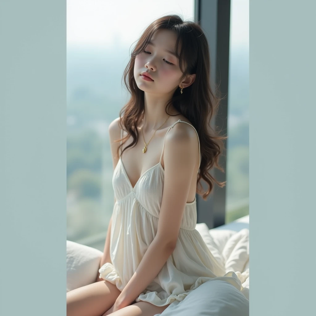 (((best quality))),(((ultra detailed))),(((masterpiece))),illustration,(1 beautiful girl,bride,solo),((slim,thin)),((small breasts,flat chest)),(shoulder length straight hair:1.2),(strapless see through white lace wedding dress:1.3),dim pink lighting,massage parlor,patiently waiting,tool box,soft ambient lighting,refreshing contrast,sultry summer night,air conditioning,atmosphere of relaxation,serenity,delicate features,curves,elegance,sophistication,toolbox contents,assortment of implements,oils,lotions,massage tools,background music,soothing ambiance,comfortable massage bed,fresh clean sheets,calming artwork,warm friendly demeanor,sense of calm,compassion,eager anticipation,healing rejuvenating experience,((kneeling on the floor)),((from front,upper body))