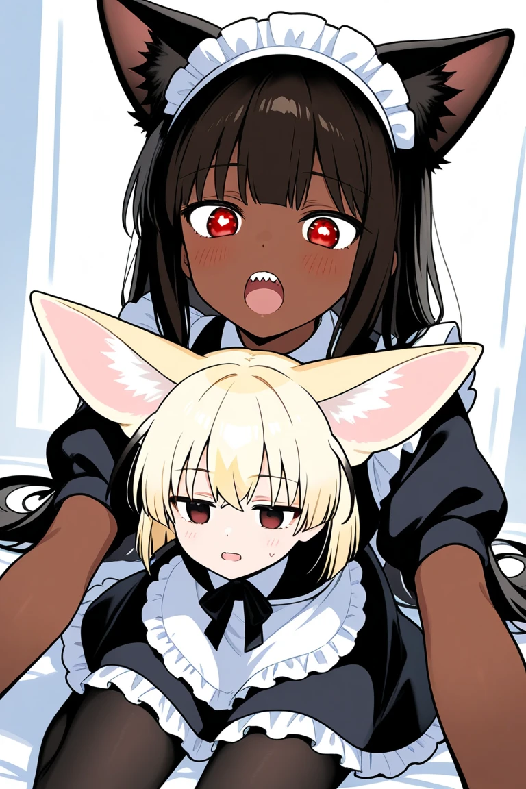 (Lumine:1.5, erere, Yuzetai assertive female donmai.us), 3girls_with_fox_ears, fox girls, blonde hair, selki, arknights, fox ears, shaders, assertive female, girl on top, breast, Pov:2, stomach, shirt, princess connect, hugging viewer, drool, saliva trail, leaning in, depth perception, leggings, happy, looking at viewer, cloudy eyes, no_pupils, professional:2, beautiful eyes, lustful eyes, lustful expression, tails, wagging tail, pajamas, dog bone pattern on pajamas, sex, rating: explicit
