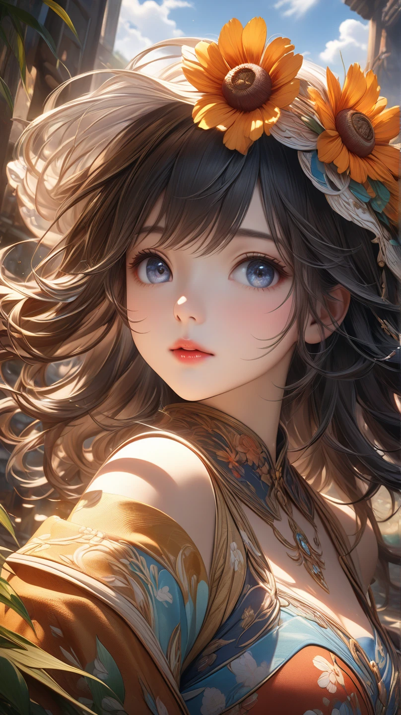 Close up of smiling face with open mouth、Close up of smiling face with open mouth、Close up of smiling face with open mouth、Close up of smiling face with open mouth、Close up of smiling face with open mouth、(​masterpiece、realisitic、hight resolution)、(1 girl in):1.2)、Do-Up Eye、Korean Girl、(Best Quality), (masutepiece), (1girl in), Solo, Beautiful Girl, Perfect face,  Big Breast,Swimsuit Costumes, Cool pose、dreamlikeart、Highly detailed airbrush art(((Surreal))、intricate detailes、Volumetric lighting、(​masterpiece:1.2)、(top-quality)、The ultra-detailliert、(The composition of the movement:1.4)、Highly detailed colorful details、(Irridescent color:1.2)、(Bright lighting、Atmospheric lighting)、dream-like、Magical、dynamic compositions、Ray traching、The mirror reflects light、Shallow depth of field、ultra-detailliert、mixing  exposure、nffsw、Super masterpiece、Her eyes are shining、Staring at the blue sea。Her face is full of anticipation and courage for adventure.、A smile comes to her lips、An air full of smiles and adventurous spirit、Gaze at the sea in the distance。In her gaze there is a thirst for unknown lands.、Inspire a sense of adventure。 At the rear、The sun is slowly tilting to the west。Its light brings golden light to the surface of the sea、The swaying waves create a beautiful scene..。Small islands and cloud shapes floating in the distance、It creates an atmosphere where unknown shipping routes await。 Her courage and determination are condensed.、Eye-catching presence。Her eyes shine sharply。Red