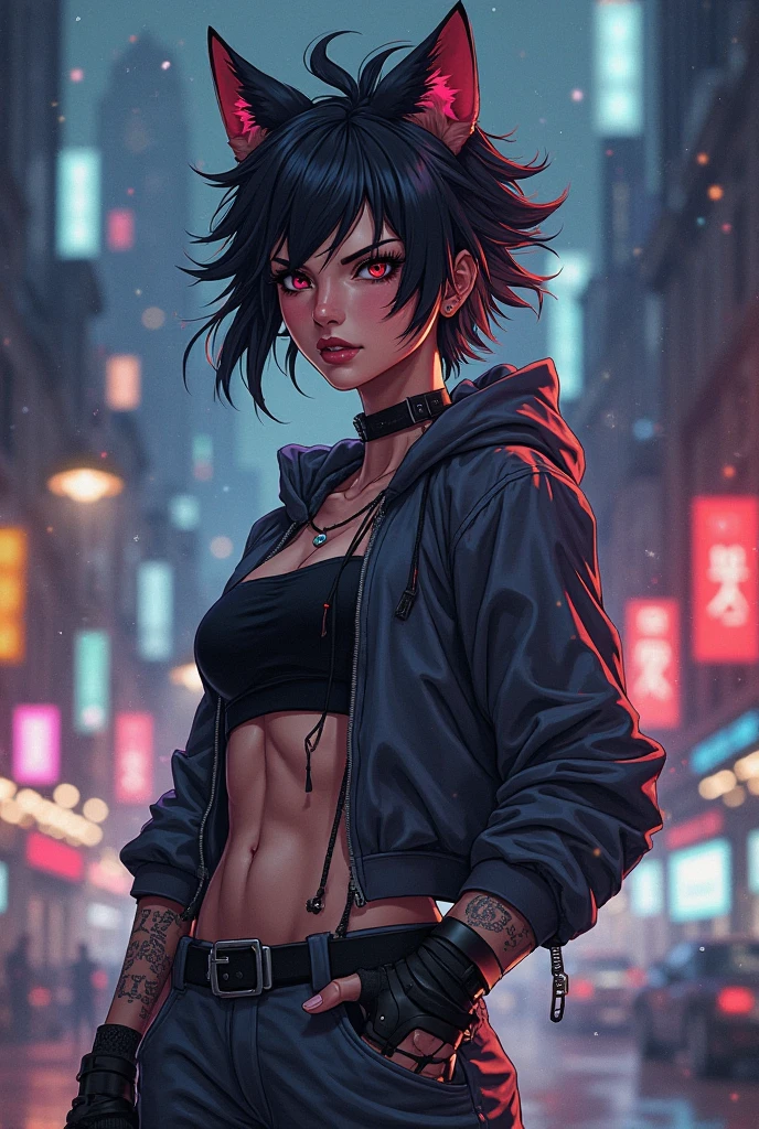 dog-girl gangster anime