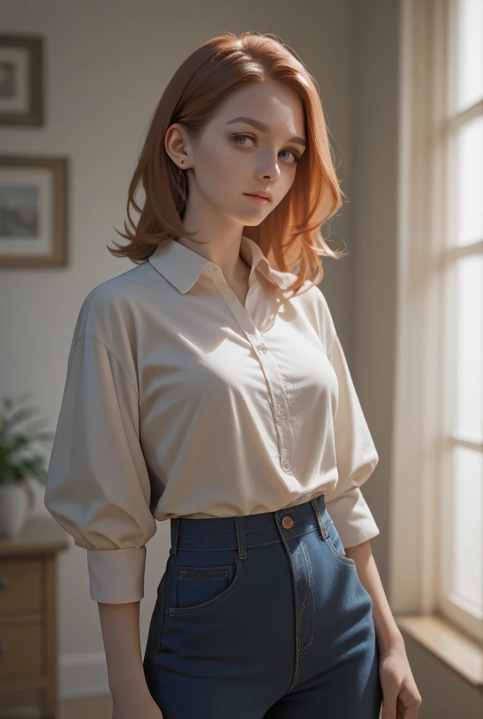 tween Emma Watson dressed in 1950's clothes