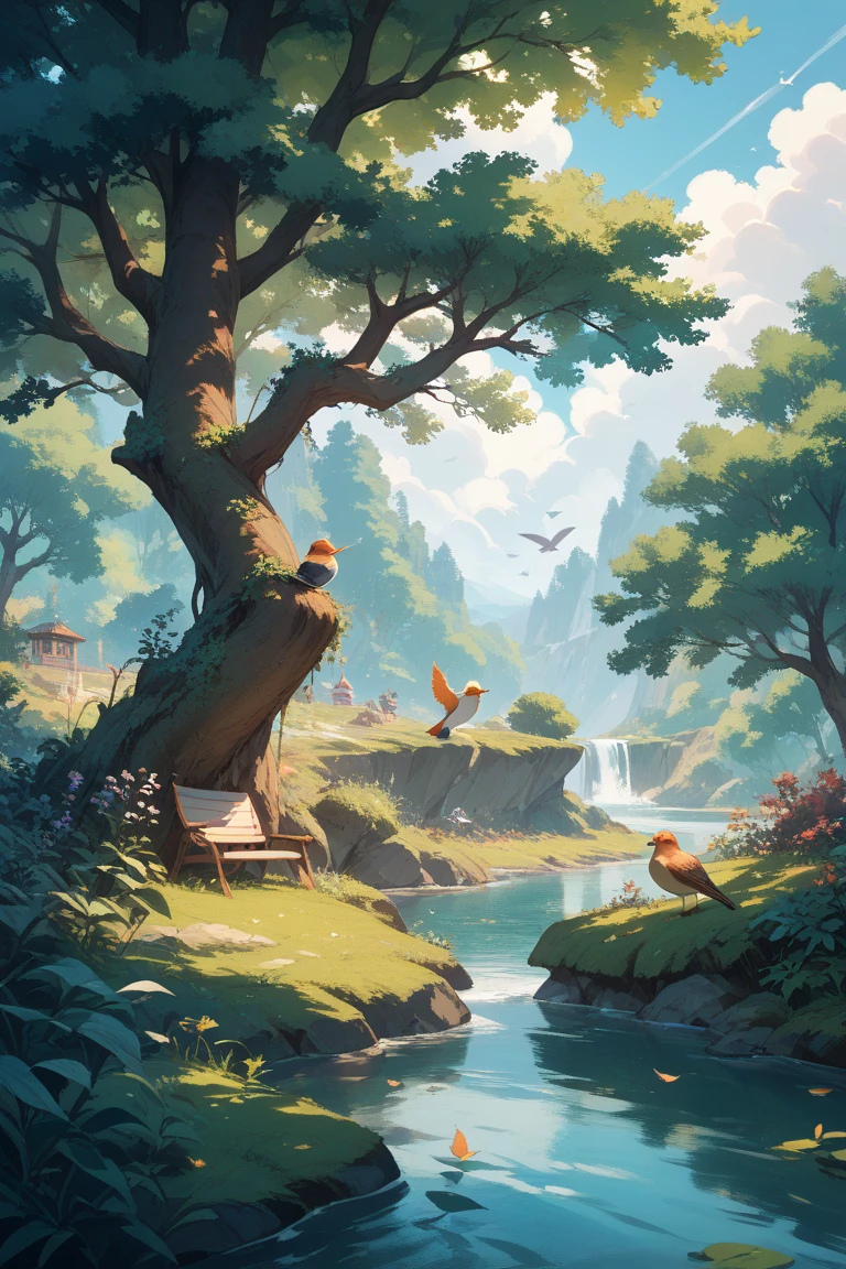 memories of。and the sun shakes through the trees {x。
The sound of birds flapping in the distance