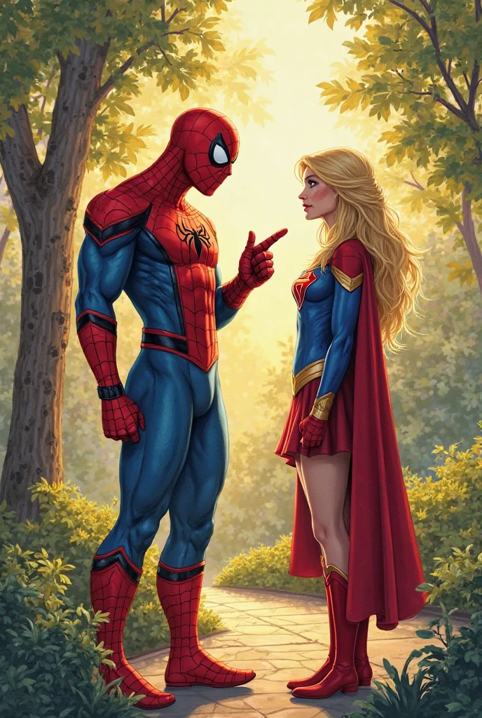 Thanos touches Spider Gwen&#39;s genitals