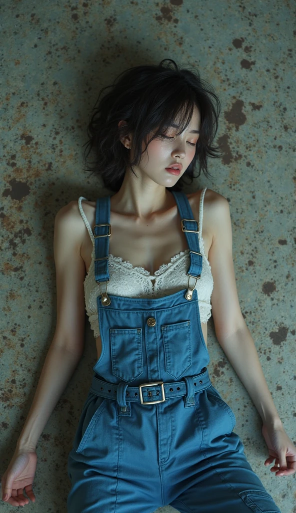 (in 8K、RAW shooting、top-quality、masuter piece:1.2)、ultra-detailliert、ultra res、(realisitic、rialistic photo:1.37)、portlate、high-definition RAW color photography、Professional Photography、highly detailed and beautiful、ighly detailed、8K Picture Wallpaper、amazing detailed、huge filesize、Official art、Highly detailed CG Unity 8K wallpapers、highly detailed beautiful girl、extra detailed face、extremely detailed eye、highlydetailed skin、extremely detailed fingers、highly detailed nose、very detailed detailed mouth、Perfect Anatomy、细致背景、Detailed clothing、女の子1人、(20:1.2)、in her 20s、Cute little girl s、Realistic body、小柄、de pele branca、glistning skin、Slim body、A dark-haired、((long))、(Disheveled bangs: 1.7)、kawaii、zora々Right、kawaii faces、Lifelike face、Delicate eyes、Sauce order、((The battlefield of the near future))、((Holding a rifle in one hand))、((Flames exploding in the distance))、((In jeans))、((ripped clothing:1.5)、(Wet clothes:1.4)、bare shoulders、Real rain、wetting hair,..、((Firm D-cup milk))