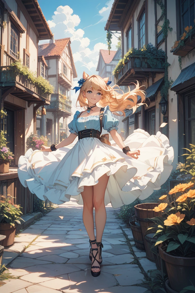 God-like wind illustration