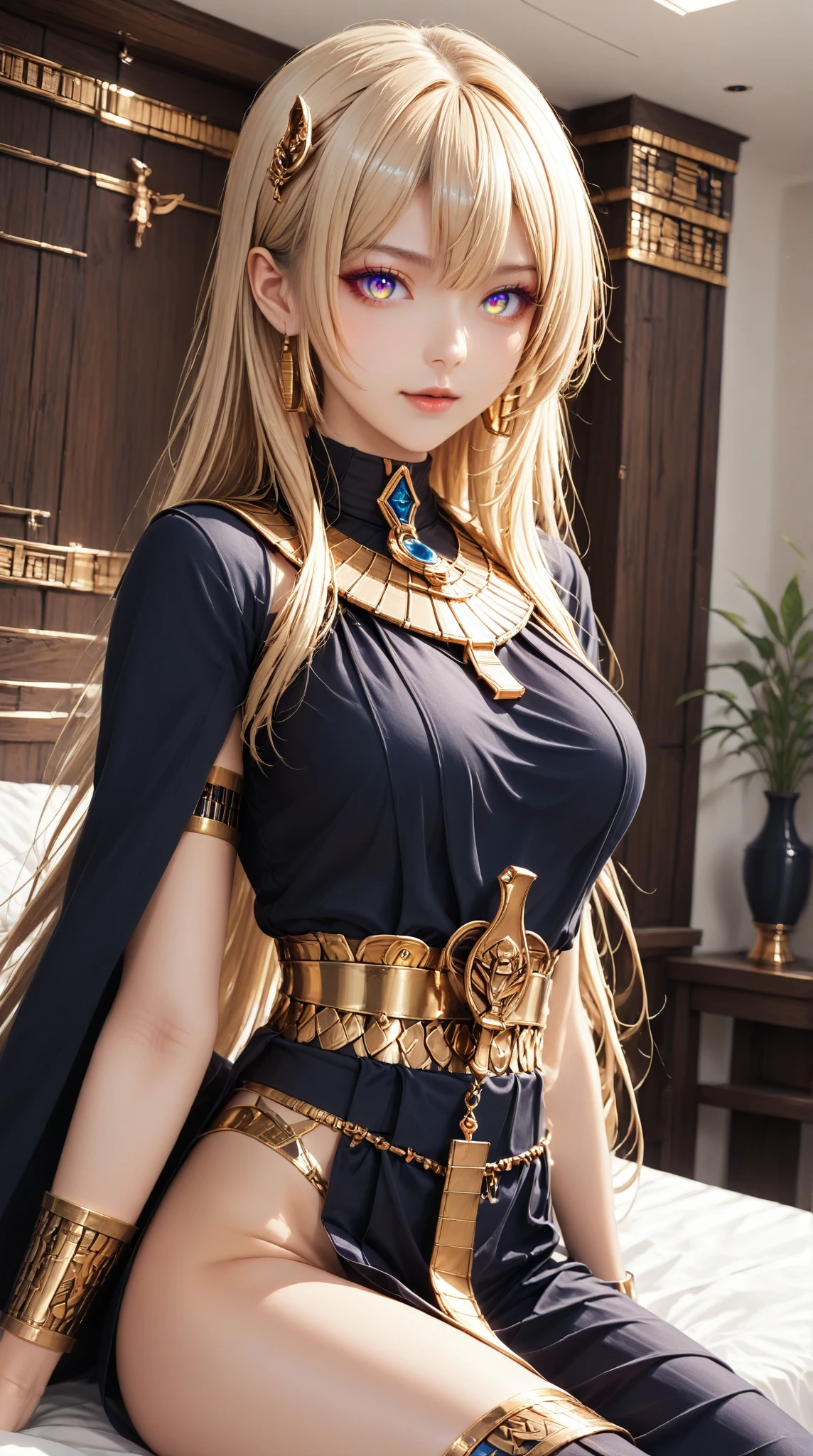 Game Art,Best image quality,Maximum resolution,8K,(A bust photo),(portrait),(Head close-up),(Rule of Thirds),Unreal Engine 5 rendering works,20 year old girl,((Queen)),The eyes are very detailed,(Large Breasts),Elegant and noble,light,Ray Tracing,Game CG,((3D Unreal Engine)),OC rendering reflection mode,4K,Ultra-clear,Sensual,Translucent lace,Fair and plump figure,Pretty Face,Glossy Gel Coat,身着华贵礼服的Queen,Crystal Gem Crown,Necklace jewelry,blue eyes,The tattoo is very three-dimensional,Gorgeous and intricate tattoo designs,Ultra-clear portrait,Sexy thick lips(Red lipstick),Gorgeous clothing,Diamond Gold,Luxury Costume Jewelry,Diamonds, pearls and gemstones of cosmic grade,Silk Hanfu long skirt,breasts symmetrical,Put your hands behind your back
