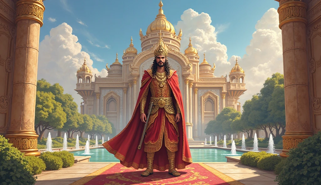 भारत के एक भव्य राज्य "रत्नावली" में राजा प्रद्युम्न का शासन था। वे साहसी और न्यायप्रिय थे। Hindi photo generator video chahie