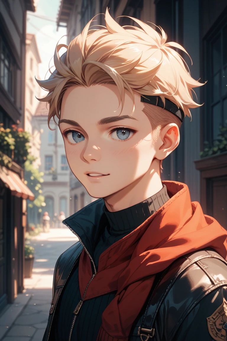 stupid and dark young man