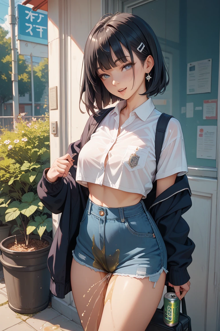 Full Nude Skinny１　極度ににおっぱいのsmall10歳の女の子の顔とおっぱいの接写　　　　(slim, small, flat, small)　slim body and small breasteautiful nipples and beautiful collarbones　Toned body　　Sunshine all over my body　I'm looking at the camera with a smile on my face　thin　small pelvis and buttocks　Thin thighs　Delicate body　 Body Type　(Tie your hair back1.5)　　(View from below:1.5、)　Absolutely Naked 1.2　Only one person on screen　Short hair with smooth black hair　　Legs apart 1.2　　膨らみ始めた女児の尖ったsmall乳房