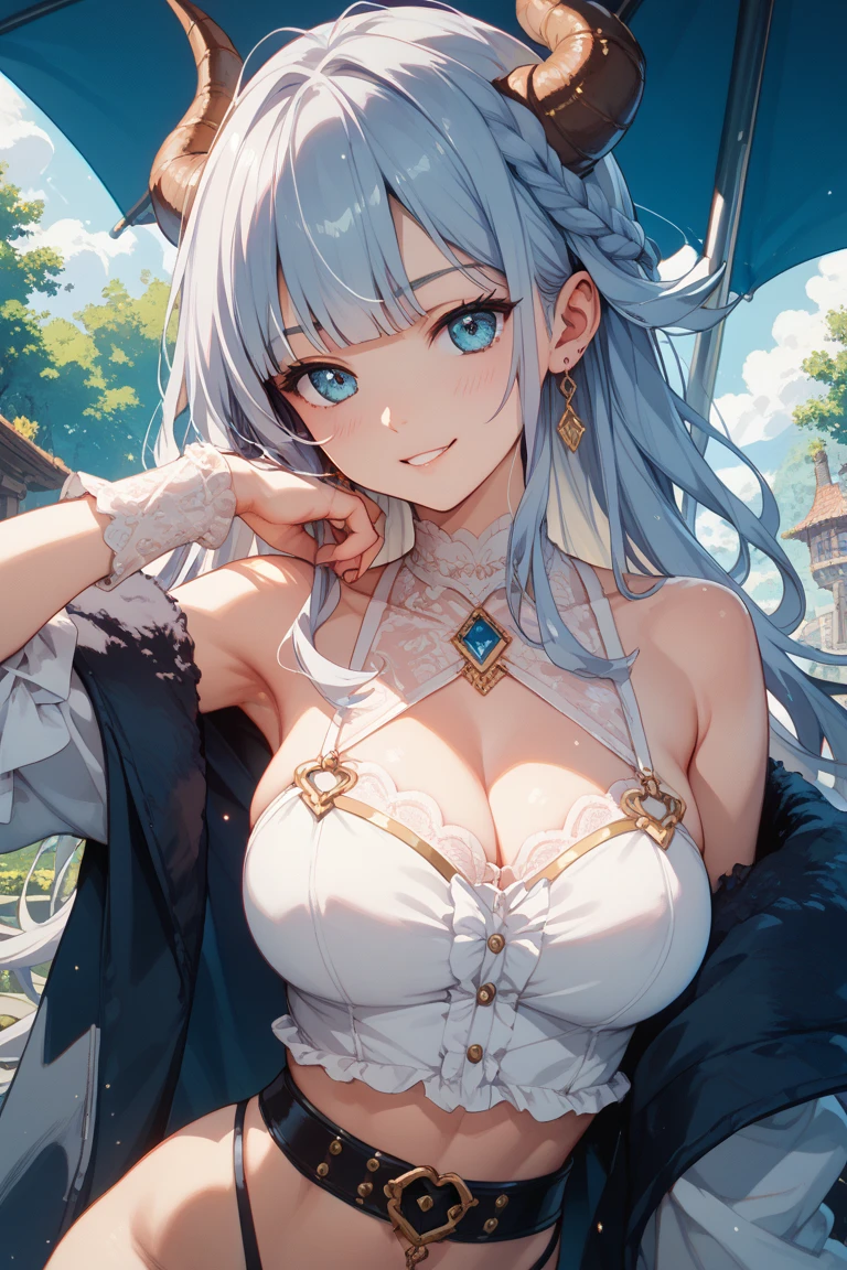 One girl, Mature Woman, masterpiece, spouse, goddess,White witch hat,Sitting
