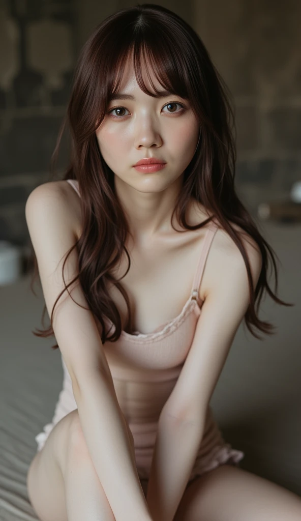 Completely naked、topless、beautiful breasts、normal breasts、bottomless、All naked、naked、No underwear、not wearing anything、short bob、loose curly hair、I was injured、bleed、endure the pain、A painful look、It hurts、I was scared、It was scary look、はAre crying、Are crying、I'm crying、It was scary、trembling、alone, idol face,cute、18-year-old、Japanese、 delicate girl, Frank, Sophisticated, thin arms, innocent eyes, cheek, shiny pink lips、Keep your lips open、depth of field movie light、blurred background、目 focuokeh dof、professional lighting、soft light、(NSFW:1.1)、bodice subian、beautiful feet、asuka saito、body photo、standing、standing、injury,bleed、bodice subian、It was scary、はAre crying、I'm crying, on body,,standing、 masturbation, juice,saliva trace,body fluid、A painful look、hold back defecation、leaking、thin、traces of being attacked、