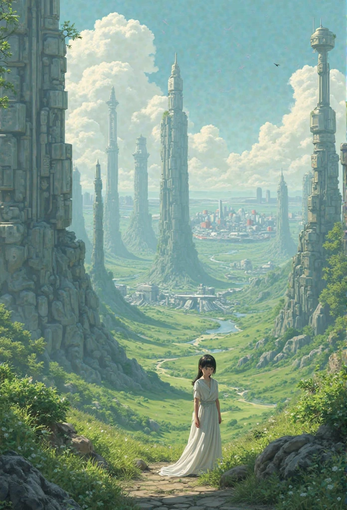 In the Nausicaä style of the Valley of the Wind