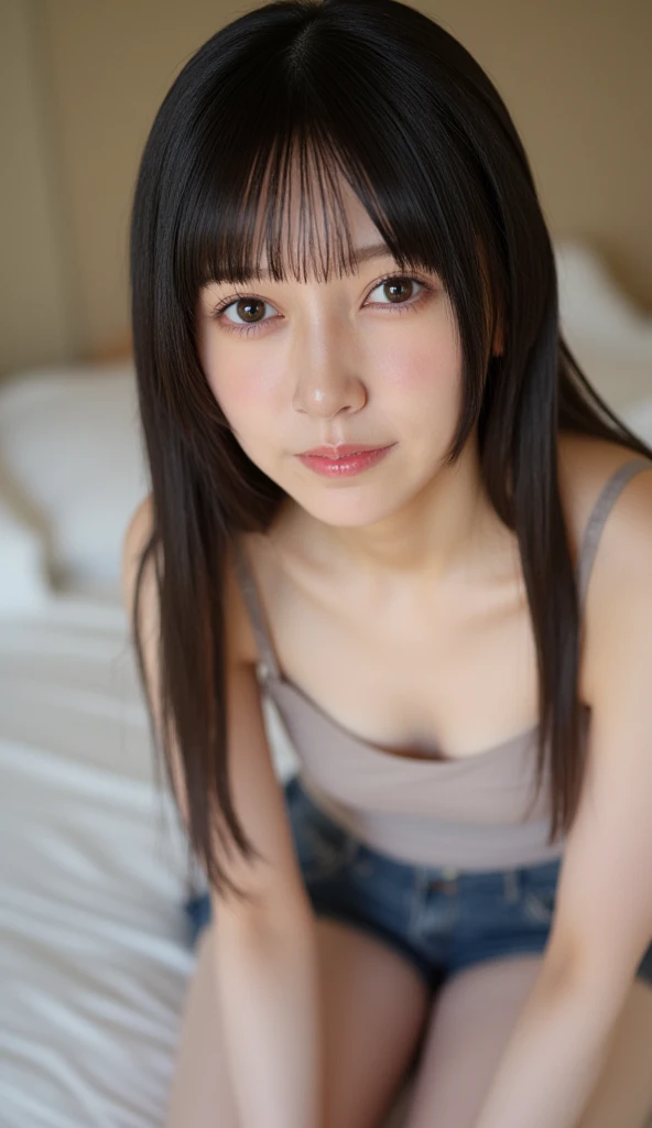 ((Upper Body:1.3)).Blown by the long wind [Blue-black:.3] hair,Looking at the audience, (Tabletop:1.3), (8K, Realistic, RAW Photos, Highest quality: 1.4), Japanese, (1 Girl), Beautiful Face, (Realistic face),{Wavy medium hair|Front hair long bob|short hair with long bangs}{Black hair|Brown hair|Blonde hair}, Beautiful hairstyle, Realistic eyes, Beautiful and beautiful eyes, (Realistic skin), Beautiful Skin, charm, Ultra-high resolution, Surreal, Very detailed, Golden Ratio,Female student peeing in the toilet、shame(Blushing:1.3),Upper Bodyは裸、Nipples sticking out