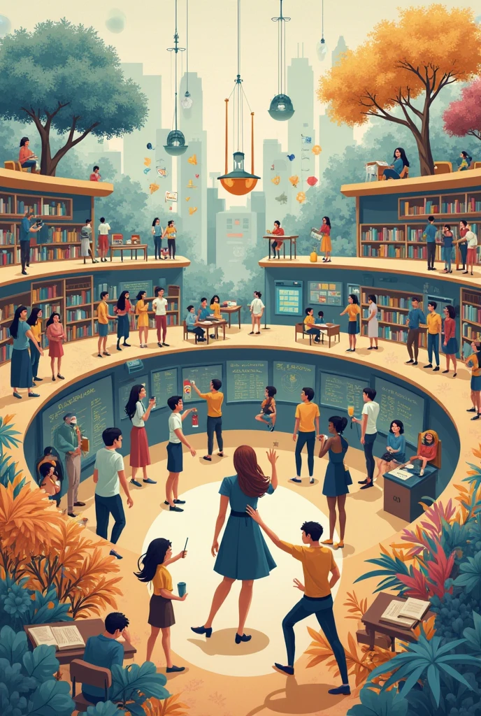 Drawings that apply to the subject of pedagogy 