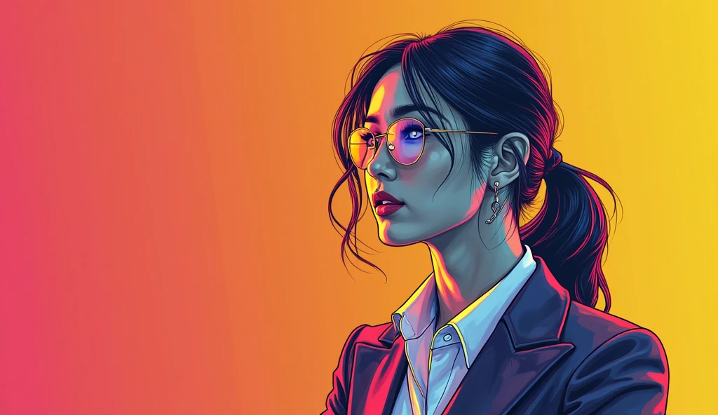 "Transform this image into a vibrant, animated-style graphic using bold and dynamic colors, focusing on a cartoonish yet professional aesthetic. Emphasize contrast, clarity, and engagement while keeping the subject as the focal point."