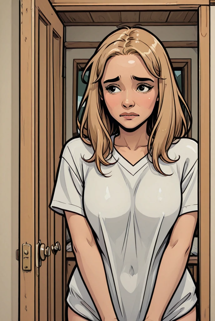 [luz ambiente suave],Fundo de mu quarto,(Menina bonita (Estudante de 20 anos)) [cabelos curtos] ((bem musculoso)) [magro],(selfee) gravura [suado],[Detalhes do rosto],(Beautiful skin expression [transparency]),(Mais sobre a pele bonita),[Detalhes realistas da papila],[Physical details],(Realistic physical details),Eros no Corpo Natural,[anatomia ideal],[Desaturation],(alta qualidade),(high resolution),((Small tits)),(((casual clothes))),shirt,skirt. Open mouth, tongue, cum in mouth, cum on face, 1 boy, large dick, blowjob, dick mouth,