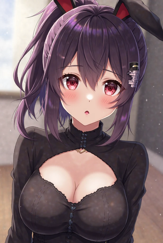 illustration of a cute girl, (anime style), (happy Halloween:1.2), masterpiece, best quality, ultra detailed, absurdres, highres, BREAK,
1girl, solo, (early , lolie:1.6), (chibi), detailed huge eyes, shiny eyes, (light smile), BREAK,
large breasts, ((curvy:1.1),(thick thighs:1.2),(thighs wedgie:1.3)),BREAK,
(extra glossy sexy dress, cleavage), (666:1.4), mini skirt, (high-knee socks), cat ears, BREAK,
indoor, sitting bench in Halloween party, (background blur:1.4) , BREAK,
from above, blunt bangs, black long hair, black high-knee socks, BREAK,