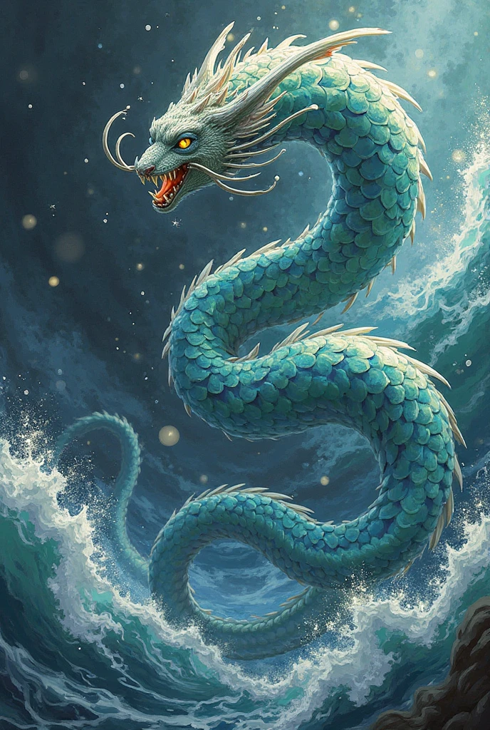 a fusion between  Rayquaza and suicune
