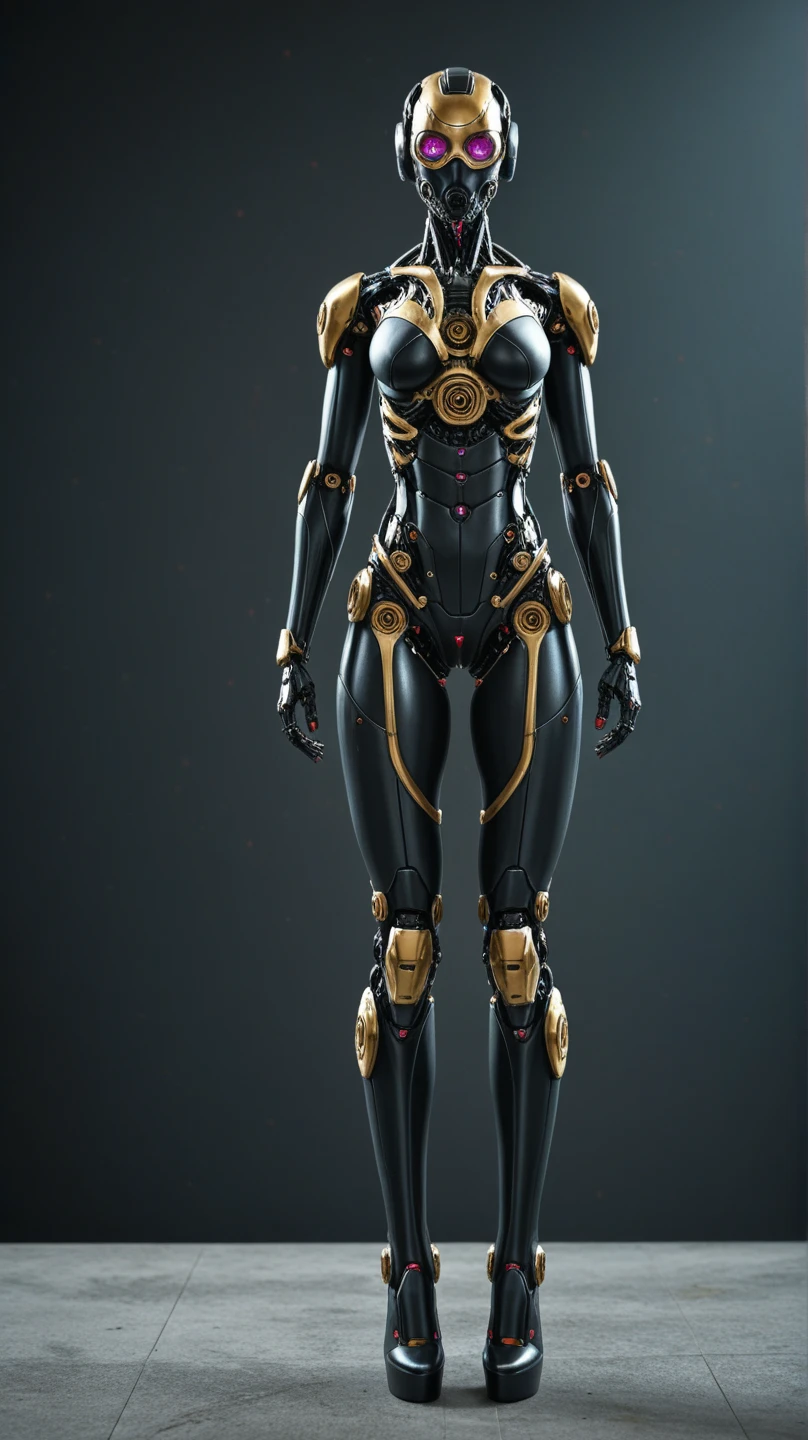 (Ultra HD, Retina Screen, Masterpiece, Accurate, Anatomically Correct, Skin Texture: 1.3, Very Detailed: 1.3, Detailed Face: 1.2, High Detail: 1.2, High Quality, Best Quality, High Resolution, 8k), (Cyberpunk: 0.7, Surrealism: 0.7, Incredibly Absurd: 0.5, HR Giger.) Style: 0.65, Authentic: 0.88, Fidelity: 0.7, Realistic: 0.45, Elegance: 0.7, Full Body: 0.4, Ceramic Robot: 1.4, Robot: 1.7, Chip: 1.4, Cable: 1.4, Lace: 0.65, Facial Muscle: 0.8, Octane Rendering: 0.45, Mechanical Joint: 2.1, Robotic Arm: 1.8, Mechanical Thigh: 1.8), (Person, Women: 1.2, Perfect Body: 0.8, Big Breasts: 1.65, Blonde Hair: 0.6, Asian Women: 0.65, Idol Star: 0.67, Medium Long Hair, Long Legs: 0.85, Long Calves: 0.85, Thin Waist: 0.8, Thin Thighs: 0.8)