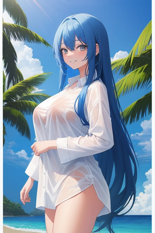 1girll, Transparent swimsuit, White polo shirt, White sneakers, white mini-skirt, tmasterpiece, Best quality at best, Photorealsitic, ultra - detailed, Slim, (shiny skins, perspired:1.4), absurd res, looking at viewert, cabelos preto e longos, red color eyes, Dynamic light and shadow, A high resolution, Sharp focus, depth of fields, detailedeyes, Sharp pupils, Realistic pupils, (smallunderboob:1.3), (thick thight:1.1), exteriors, Skysky,The action is ambiguous