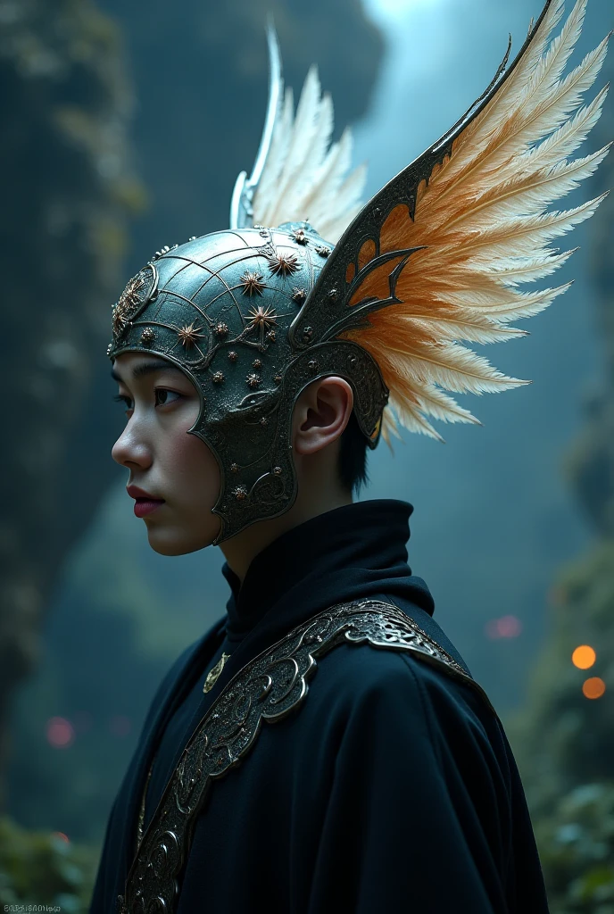 Closed hat with wings like on games