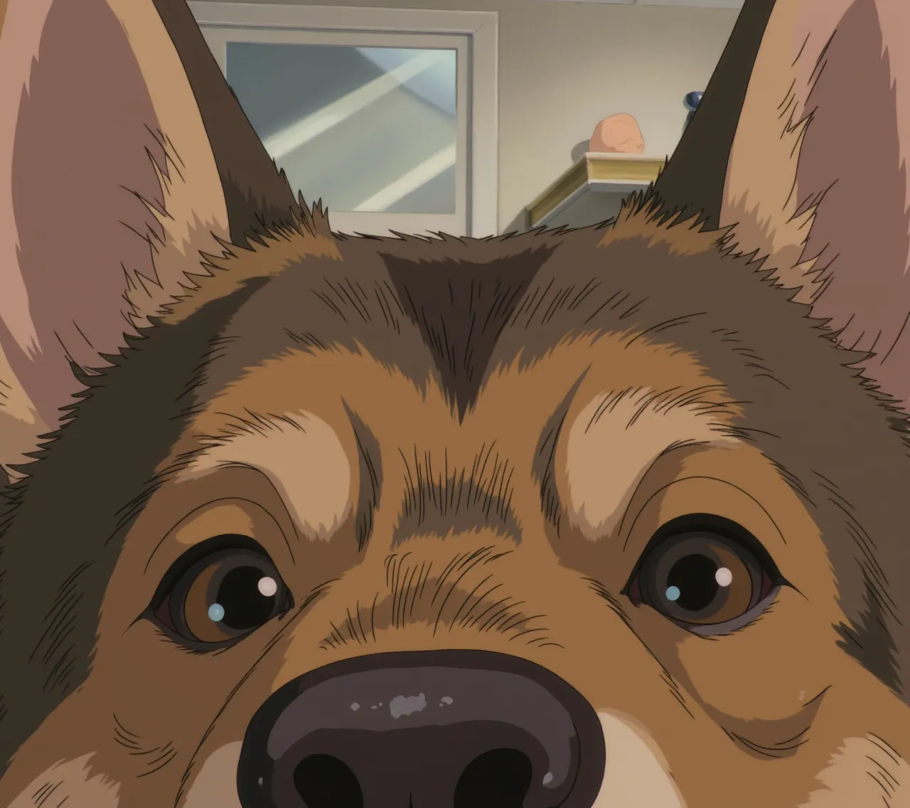 Solo, score_9,score_8_up score_7_up, source_furry, anthro, Tails Miles Prower, yellow fox, male, naked, sitting, on a bed, close up, close up on face, open mouth, tongue out, (extreme close up focus on mouth:1.2), focus on mouth, wet tongue, uvula, macro shot, looking up at viewer, looking upwards at viewer, horny eyes, 