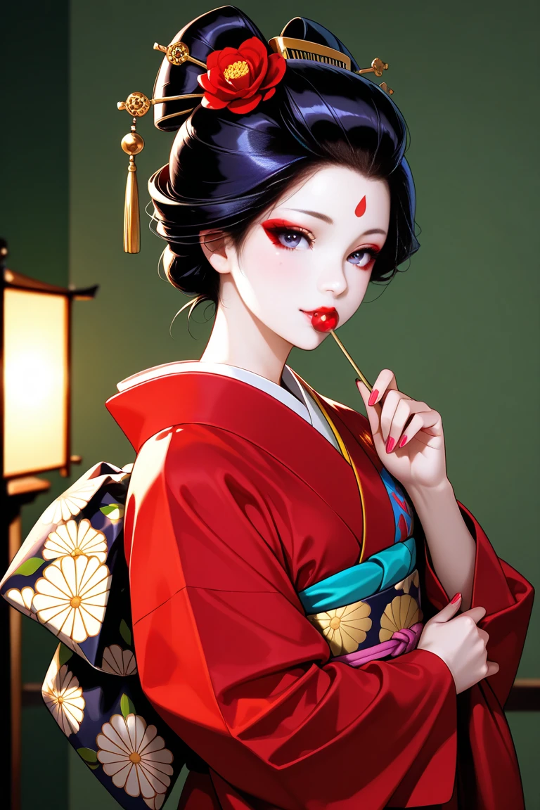 (Highest quality),japanese beauty,  geisha,  