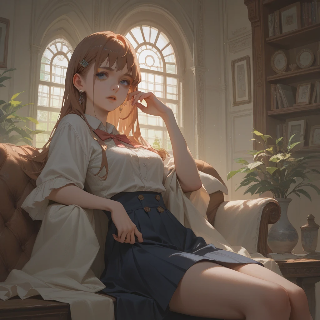 Anime version image with very sharp and detailed resolution