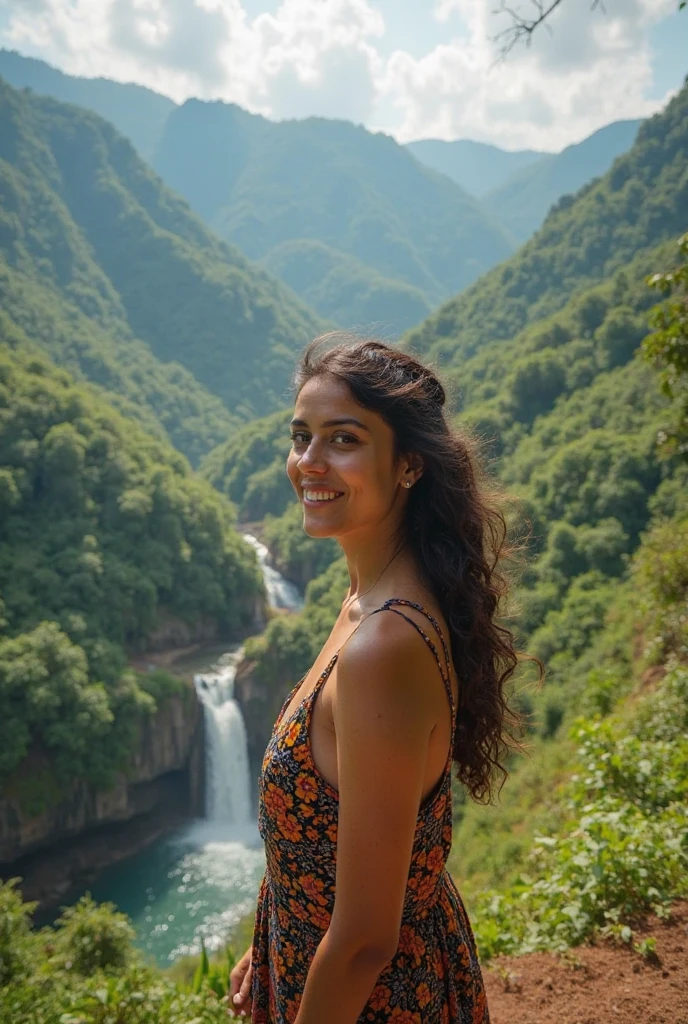 Create real beauty of Ella srilanka image for tourist guide page
