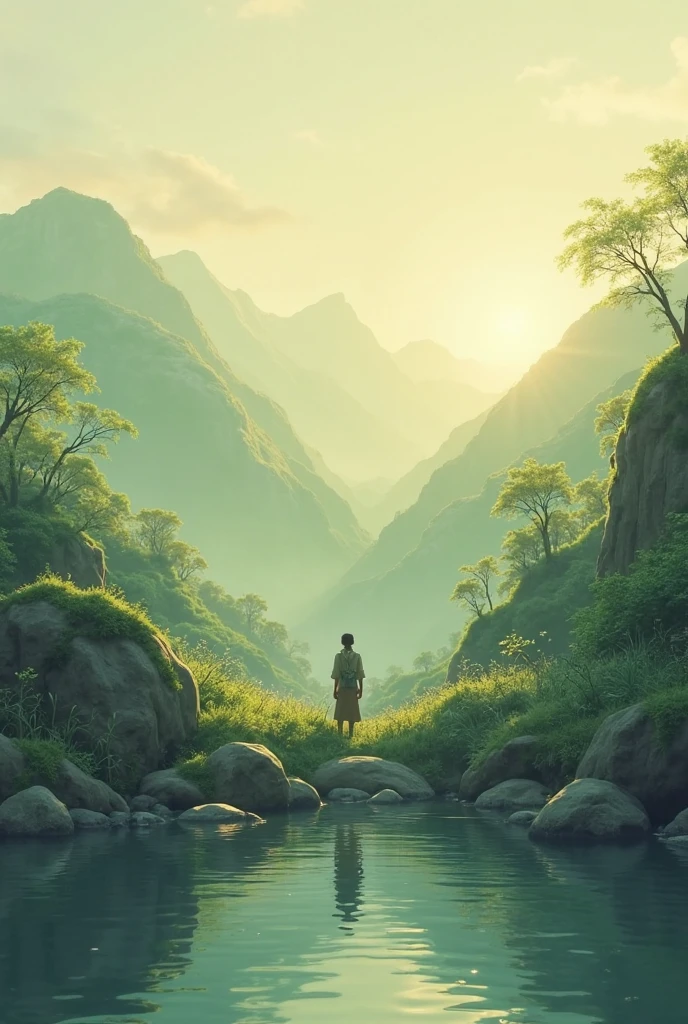 make it look more peaceful. Not spooky. 