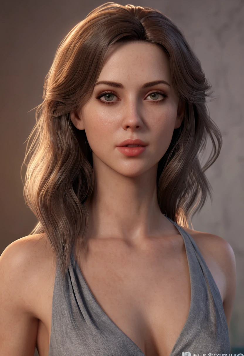 Masterpiece, best quality, A highly detailed 3D render of a beautiful woman in the style of DAZ Studio, featuring realistic skin textures, soft lighting, and cinematic composition. She has symmetrical facial features, expressive eyes with subtle subsurface scattering, and glossy lips. Her hair is finely detailed, either long and flowing or styled elegantly, with realistic strands. The scene includes professional three-point lighting with soft shadows, enhancing depth and realism. She is wearing stylish modern clothing with intricate fabric folds and material details. The background is either a soft bokeh blur or a high-quality 3D environment. Rendered in 8K resolution with hyper-realistic details, perfect for a digital artwork showcase."
