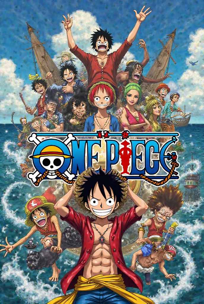 September 2024 calendar with one piece anime