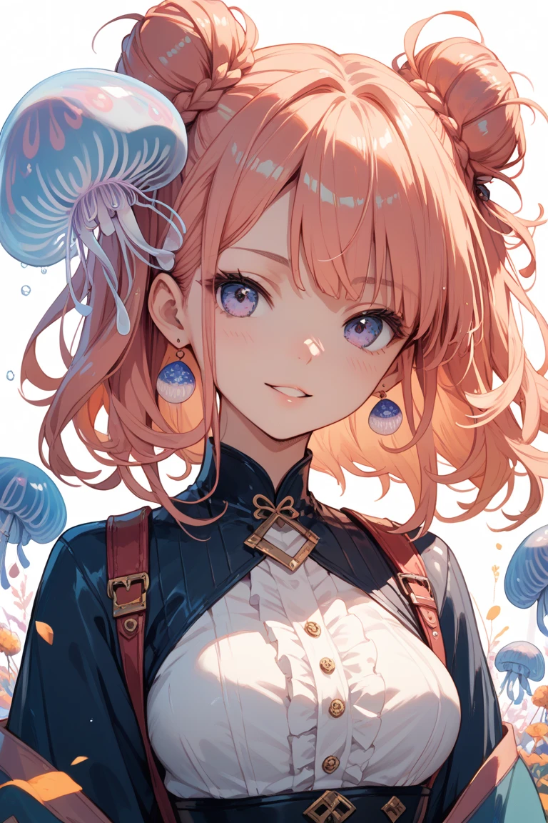 Jellyfish hair is hair that makes buns on both heads