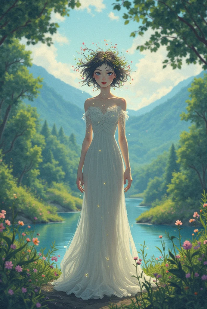 Ghibli style hermaphrodite images