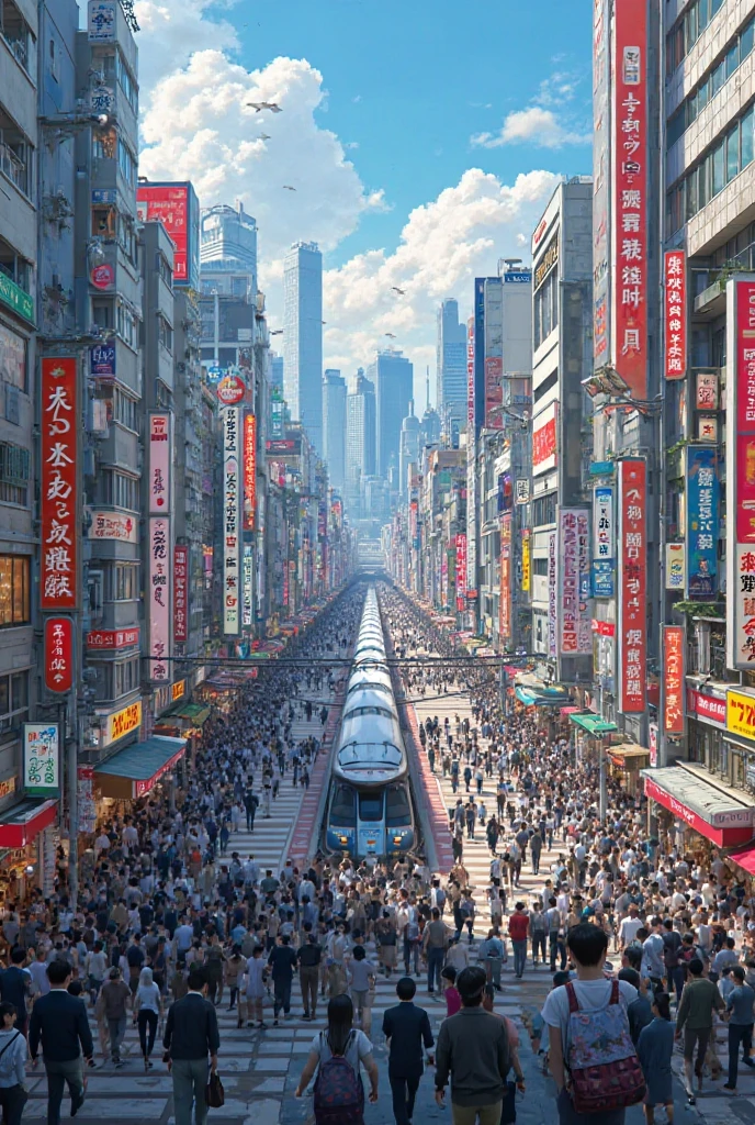 Tokyo busy during the day