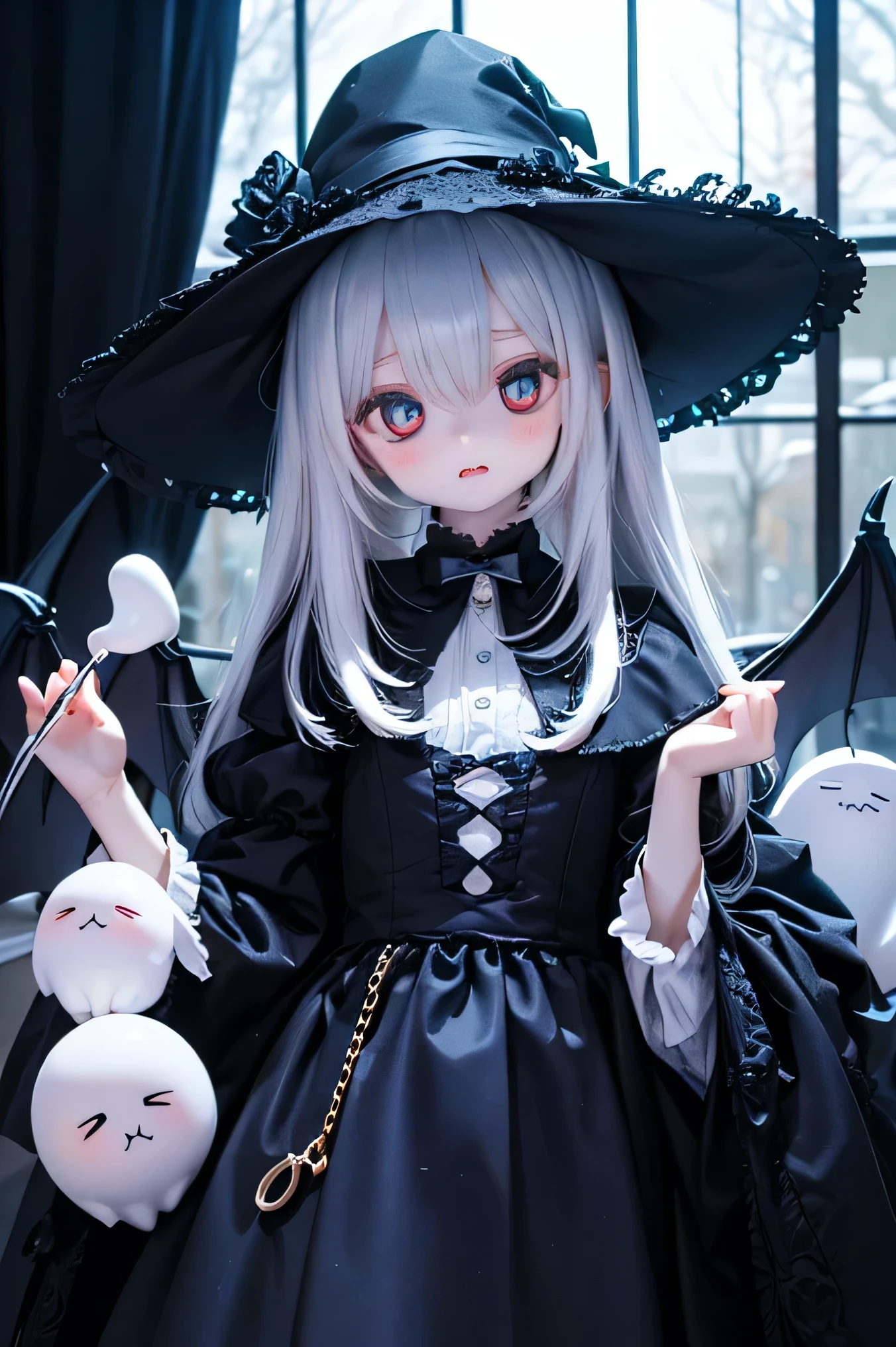 (Highest quality,4K,8k,High resolution,masterpiece:1.2),beautiful detailed eye,length eyelashes,Beautiful lip detail,extremely detailed eye and face,(Vibrant colors,colorful,Contrast enhancement:1.1),dark atmosphere,spooky ambiance,Gothic style,Satanic in front,Devilish charm,(Fine art,shape:1.1),Digital Painting,dark fantasy theme,dramatic lighting,Ghostのようなly beautiful,detailedなテクスチャ, (Horror, dark, Bad luckな) , (Gothic, Victorian) fashion, (mysterious, charmな) vision, (pale, porcelain) skin, (length, Flowing) Black Hair, (elegant, Complex) Lace dress, (Bad luck, spooky) Shadow, (spooky, Otherworldly) background, (Illuminated by the moonlight, Ghostが出る) garden, (Bad luckな, charmed〜Three Witch Sisters) forest, (elegant, charmな) Temporarily stop, (dark, mysterious) aura, (mysterious, Supernatural) Powers, (Forbidden, mysterious) mode, (charmed〜Three Witch Sisters, cursed) relic, (Twisted, bent) reality, (charmな, Ghostのような) smile, (cold, bone-cold) silence, (elegant, Gothic) architecture, (Bad luckな, hypnotism) eye, (intense, dark) emotion, (Powerful, order) in front, (Bad luck, Bad luckな) atmosphere, (spookyな, spookyな) detailed, (charmな, charm) performance, (Satanic, Ghostのようなly beautiful) shape, (elegant, spooky) composition, (Surreal, dream-like) scenery, (strict, Bad luckな) cloud, (magic, mysterious) element, (charmed〜Three Witch Sisters, Ghostのような) aura, (Shadowのある, mysterious) shapes, (Ghostが出る, Abandoned) Apartment, (Bad luckな, malicious) 意shape, (Supernatural, Otherworldly) energy, (Ghostのような, cold) whisper, (elegant, dramatic) Temporarily stops, (mysterious, mysterious) beauty, (Devilish, charmな) eye, (intense, Powerful) vision.Open your arms、(((Ghost)))Erotic look