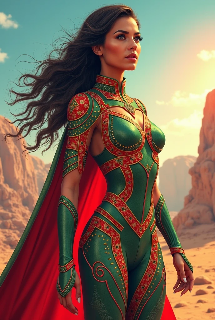 Female superhero Algerian outfit 